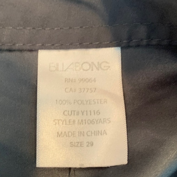 Billabong Solid Gray Classic Board Shorts - Picture 3 of 7